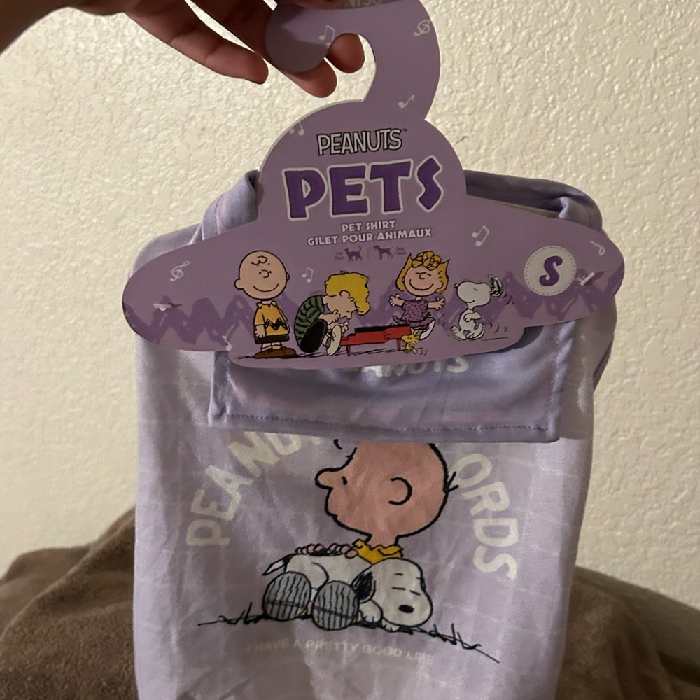 Peanuts Pets Lavender Pet Shirt